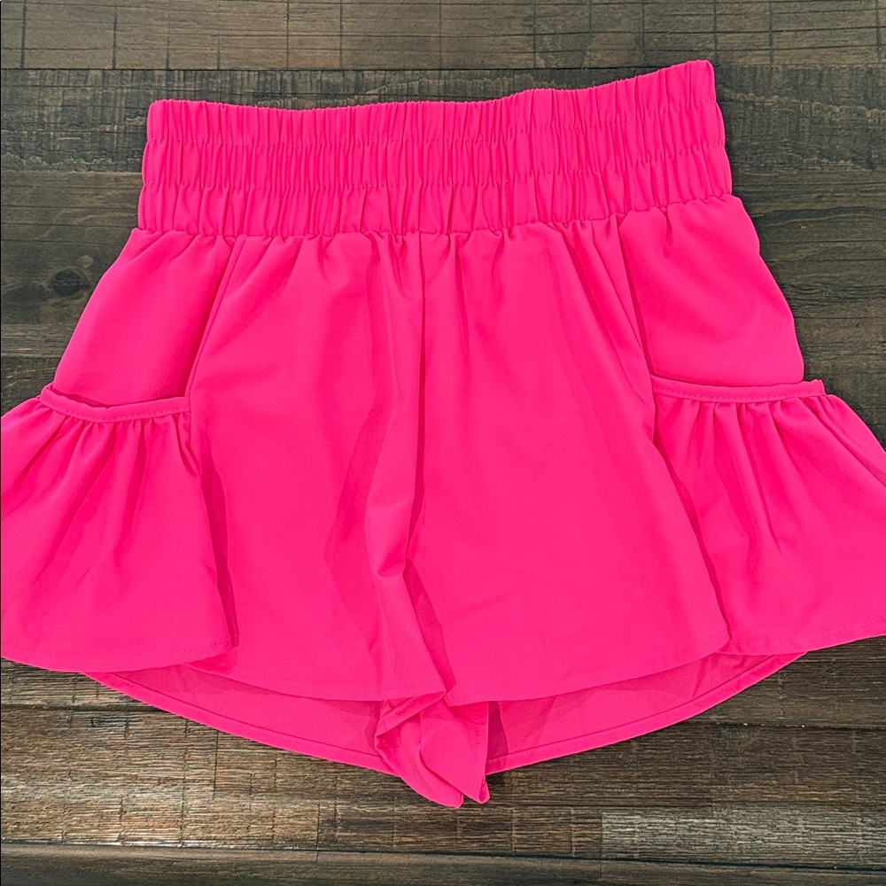 Womens High Waisted Shorts Athletic Shorts Quick Dry Flowy Shorts with Pockets